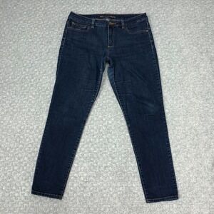 Michael Kors Skinny Jeans Womens 8 Blue Medium Wash Mid Rise Stretch Denim Norm